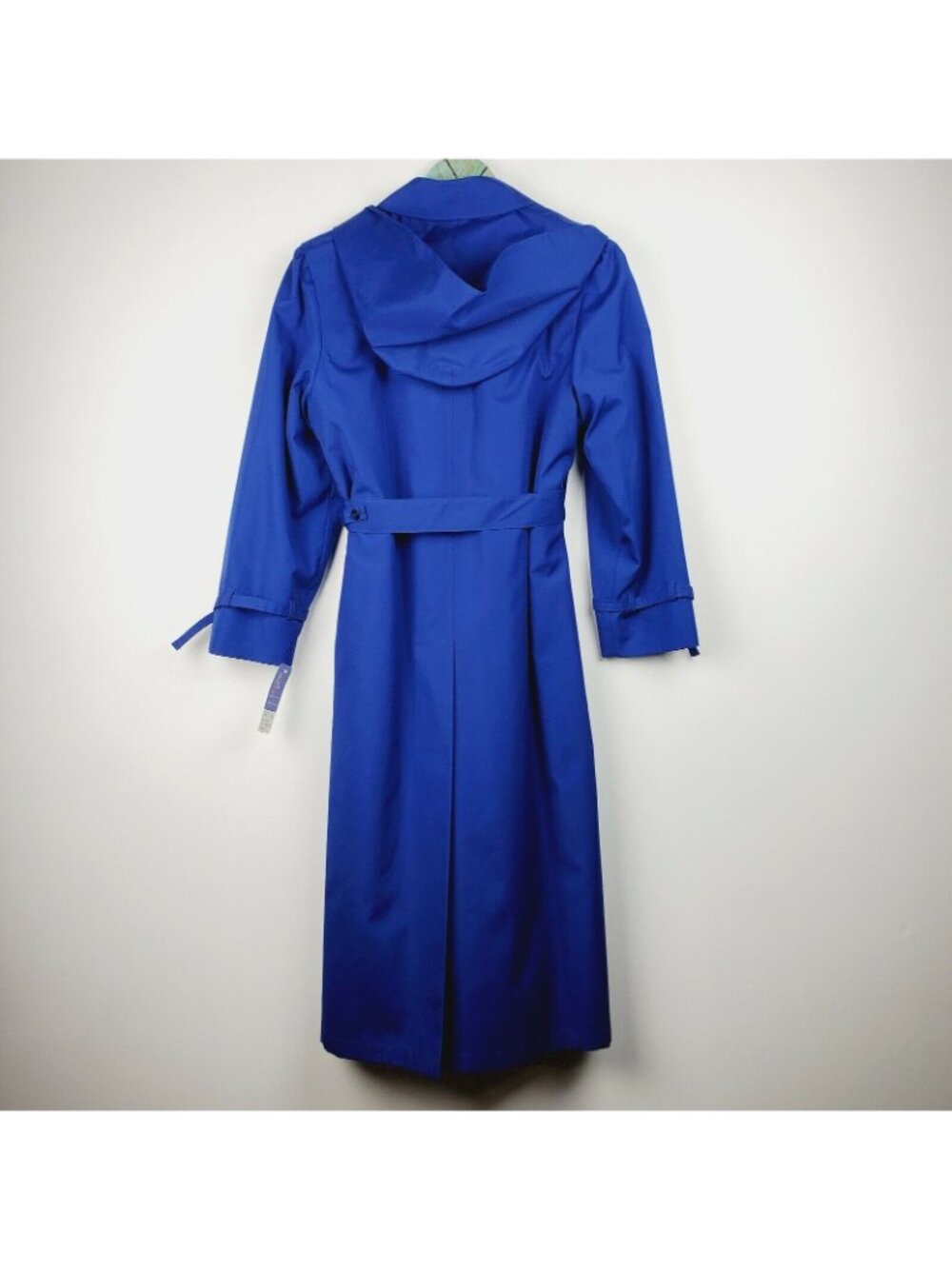 Vintage 1990's Misty Harbor Model Beth Cobalt Blue Rmvbl Liner Coat 6 Petite NWT - Picture 11 of 11